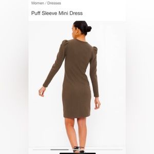Gap Puff Sleeve Mini Dress